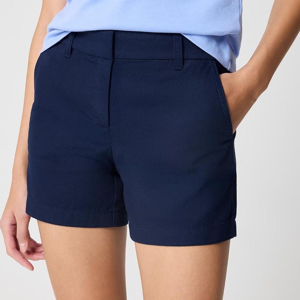 Jcrew 5” Navy Shorts New with Tags Size 12